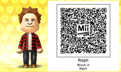 QR Code Tomodachi Life Mii Ralph